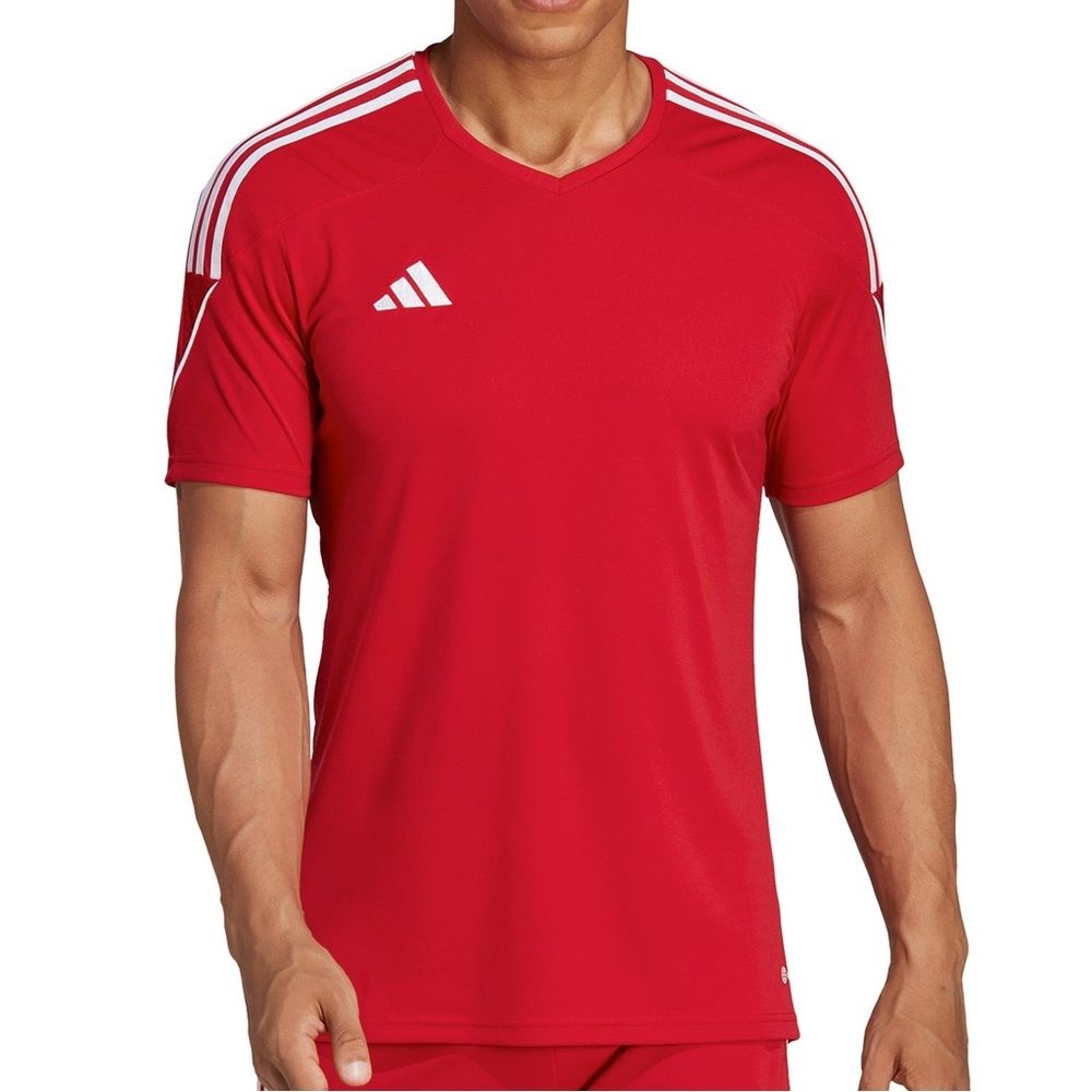 Adidas Aeroready TIRO 23 Training T-Shirt Red Size Large